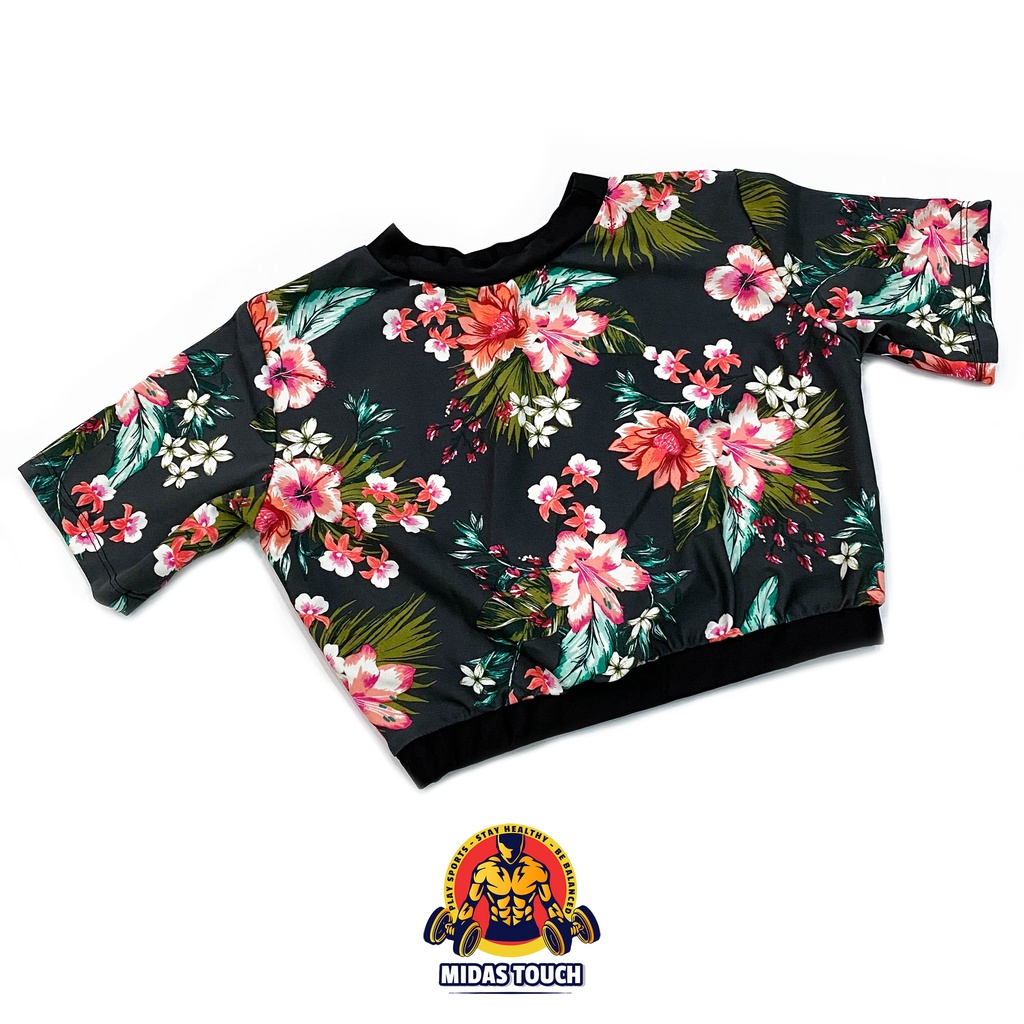 Áo Bơi Nữ Croptop/Tay Dài/ Tay Ngắn Size XL Dưới 60kg Chống Nắng Phù Hợp Đi Biển Tập Bơi - Chất Liệu Vải 4 Chiều Co Giãn