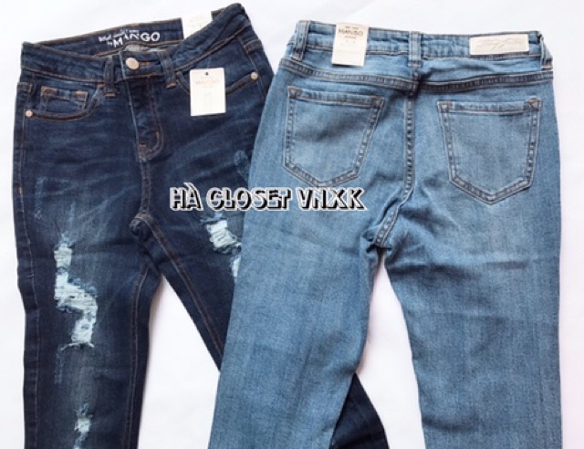 Quần Jeans-SkinnY Rách MNG dư xịn
