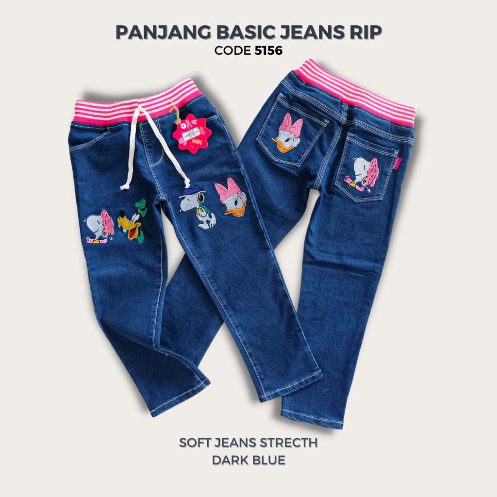 LEVIS Quần jean dài eo cao in hình Disney màu xanh Navy dành cho bé gái 2-12 tuổi 5156