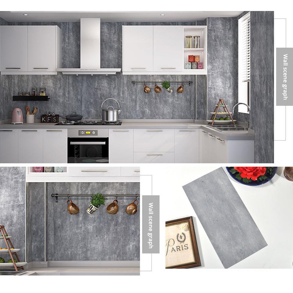 Tấm ốp tường PVC vân đá 30x60 có sẵn keo | BigBuy360 - bigbuy360.vn