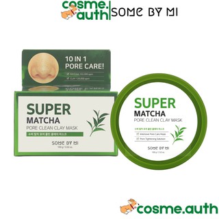 Mặt Nạ Đất Sét Some By Mi Super Matcha Pore Clean Clay Mask Làm Sạch Lỗ Chân Lông 100g