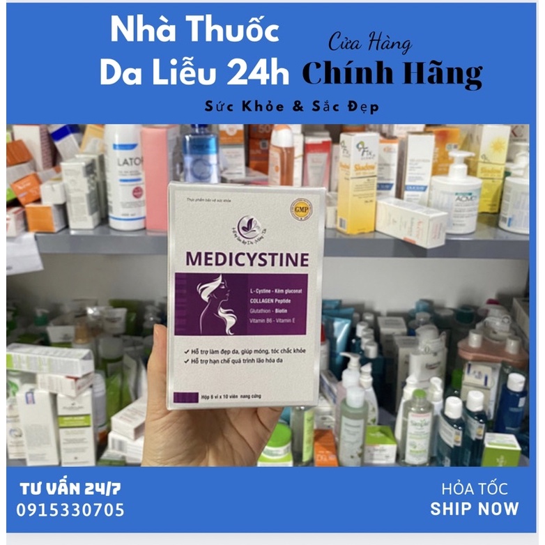 Medicystine Sản phẩm hỗ trợ làm đẹp da, móng, tóc