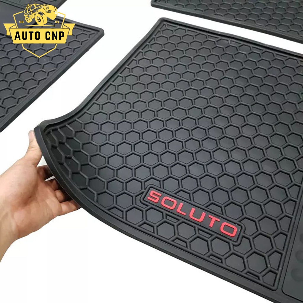 Thảm lót sàn KIA SOLUTO chất liệu cao su, thảm sàn thiết kế đúng form xe, không mùi, không thấm nước – AUTO CNP