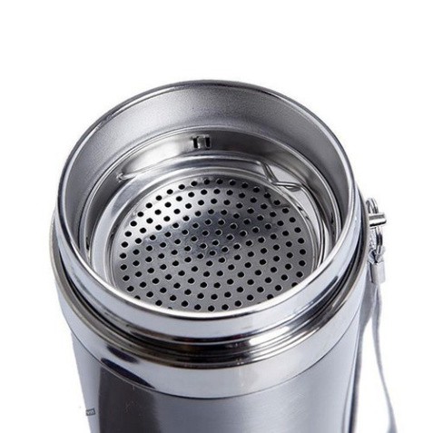 Bình giữ nhiệt Bao L 1200ml inox 304 giữ nhiệt đến 12 giờ siêu dày dặn có dây đeo kèm lưới lọc . .