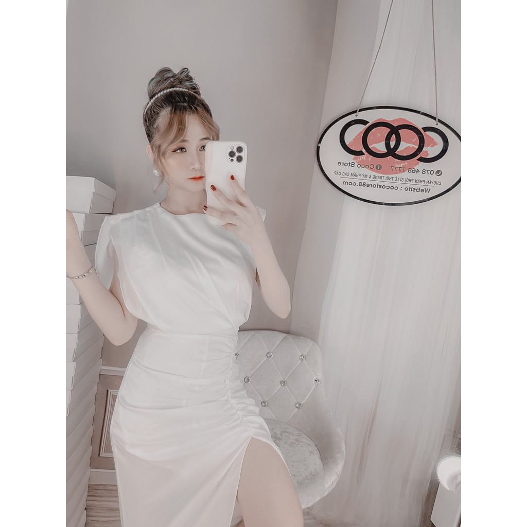 [SIÊU SALE] Đầm lụa dự tiệc thiết kế cao cấp phong cách sang trọng, True Store đảm bảo | BigBuy360 - bigbuy360.vn