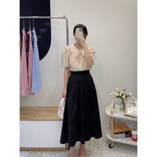 Chân váy dáng dài xếp ly CV24