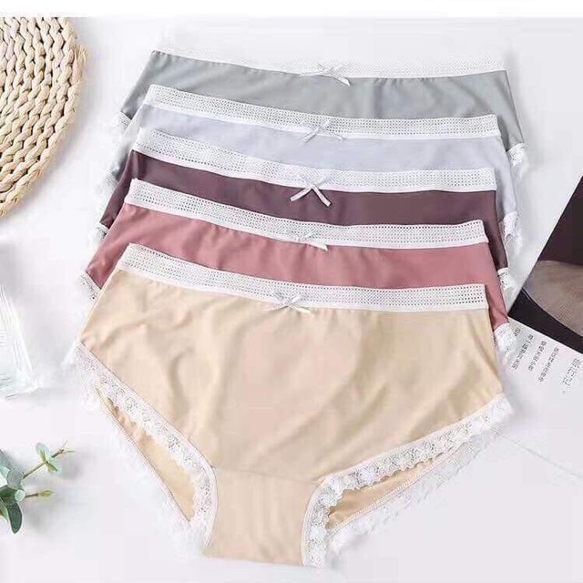 Bán sỉ set 10 quần chip nơ pha ren 8808