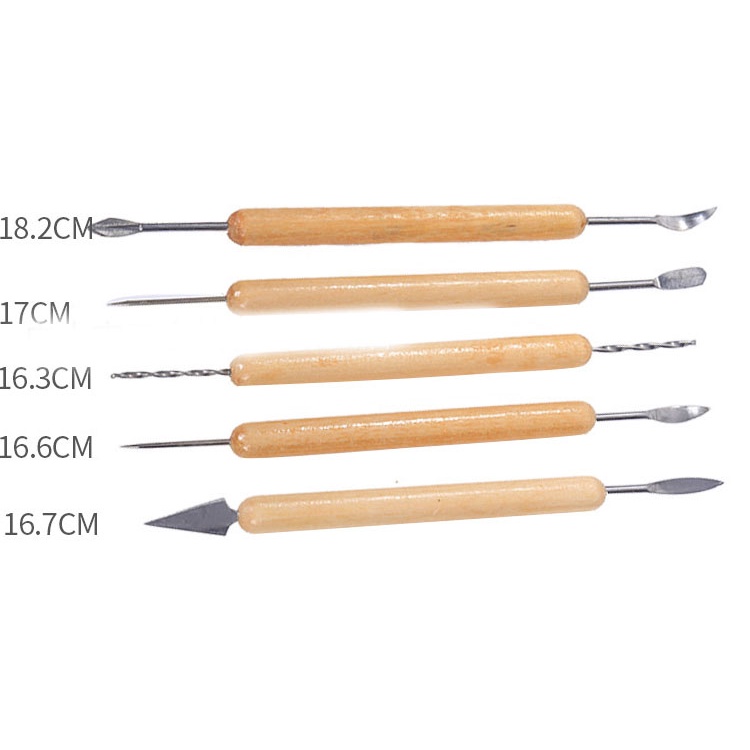 Bộ 14 Dụng Cụ Điêu Khắc Tạo Hình Đất Sét Đa Năng, Nặn Tượng, Búp Bê, Điêu Khắc Gốm