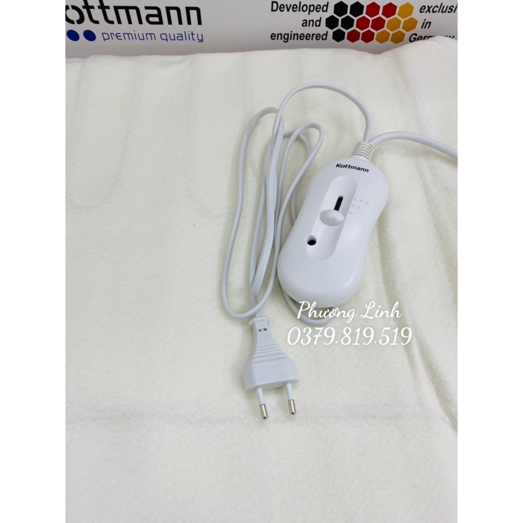 Chăn Đệm Điện Kottmann K2RM - Hàng chính hãng - Bảo hành 12 tháng