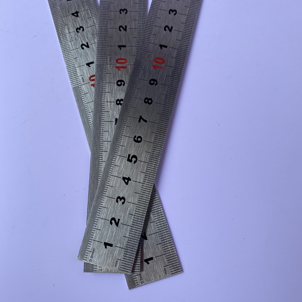 Thước lá kim khí Dung Anh thước lá inox nhiều size