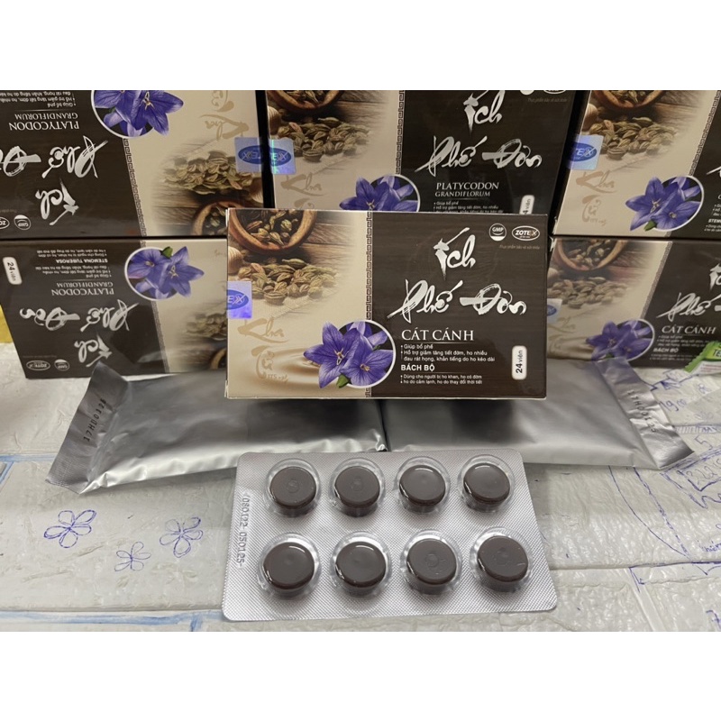 Viên ngậm bổ phế ích phế đơn siêu nhạy sau 1 viên hộp 3 vỉ