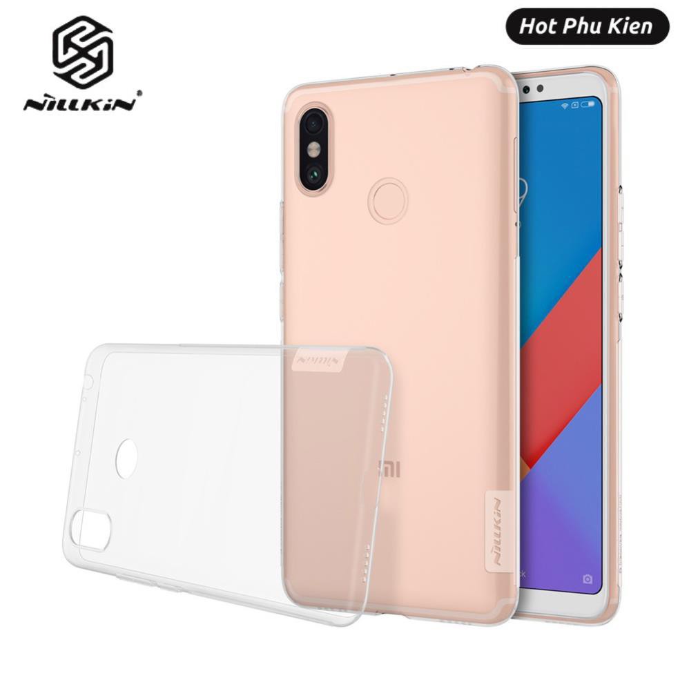 Ốp lưng dẻo Xiaomi Mi Max 3 Nillkin mỏng 0.6 mm (tặng kèm Túi chống nước cao cấp IPx8) - Phân phối HotPhuKien