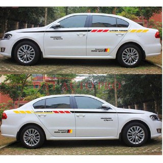 Tem Dán Thân Xe LAVIDA POWER -D-67 màu TRẮNG-ĐỎ-VÀNG.