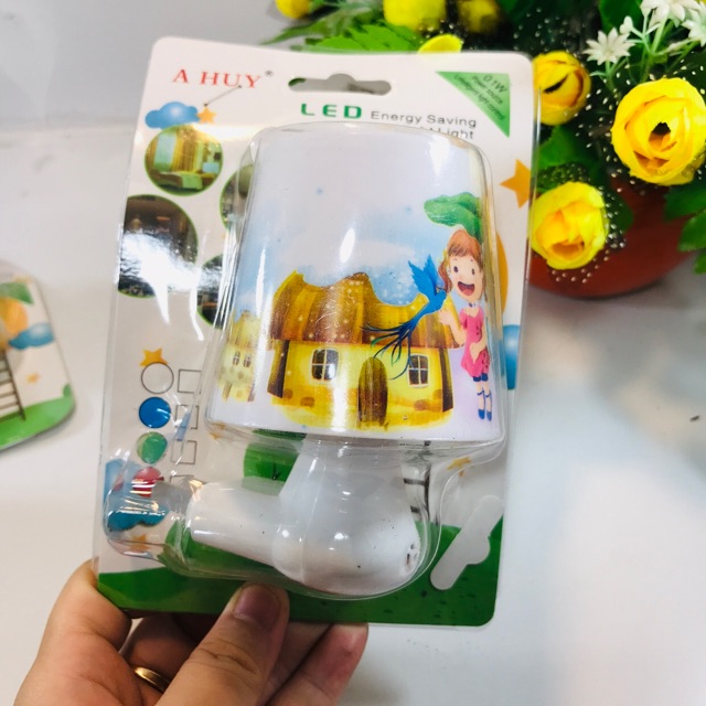 Đèn ngủ cảm ứng nhiều hình cốc dễ thương