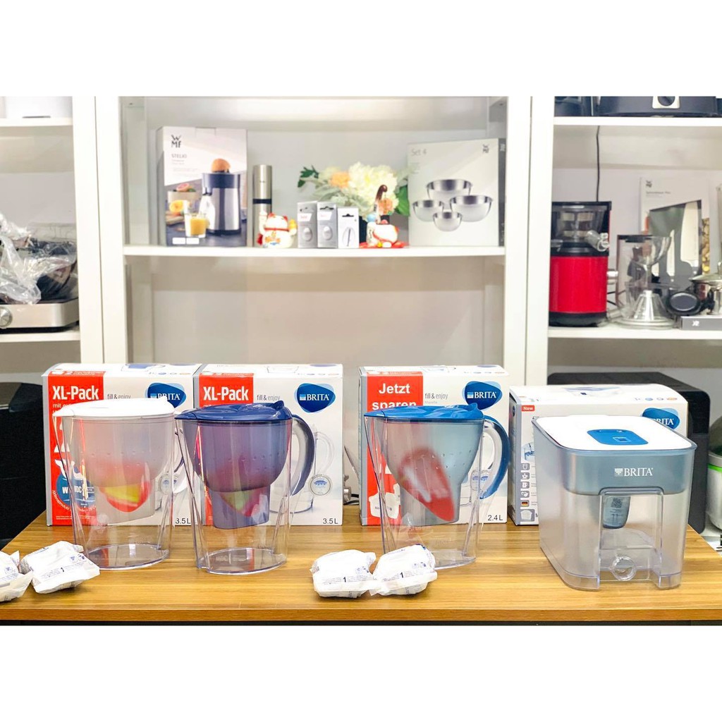 BÌNH LỌC NƯỚC BRITA 3.5L ( KÈM 2 LÕI LỌC )