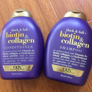 Cặp gội xả Biotin & Collagen 385ml .bl