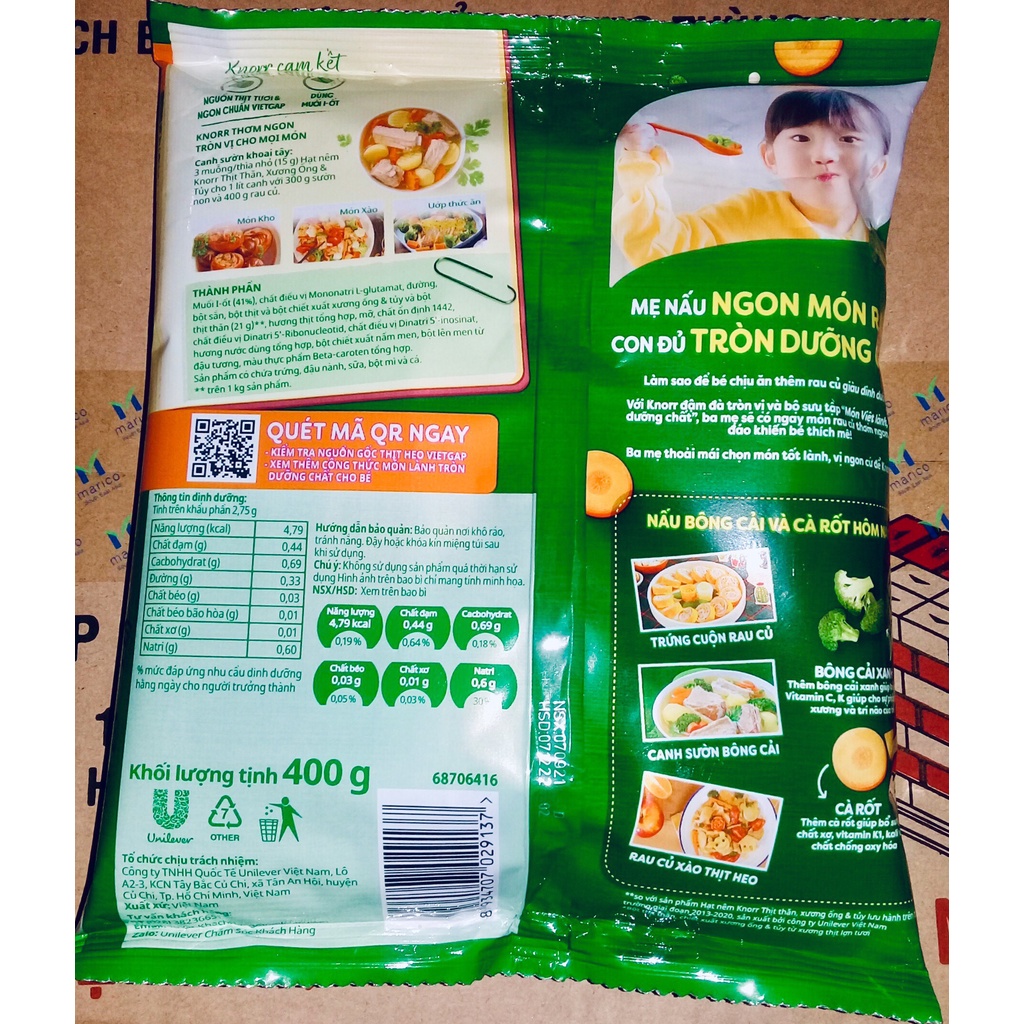 Hạt nêm Knorr gói