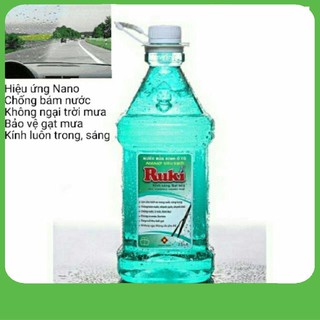 Nước Rửa Kính Xe Ô Tô Nano Ruki 2.5 lít