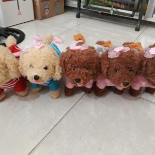 Chó bông biết đi, biết hát, biết lắc mông