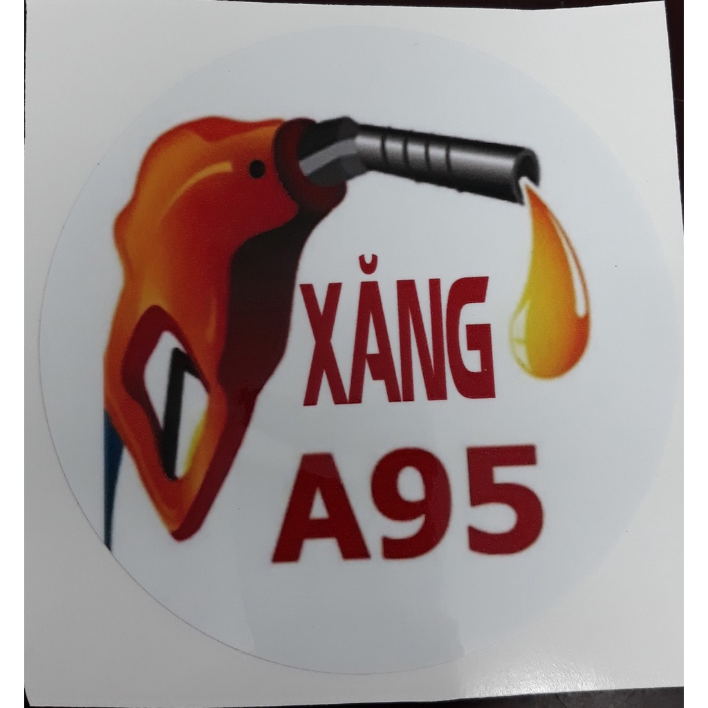 Decal dán trang trí nắp bình đổ xăng sticker decan tạo phong cách vui nhộn cho xe hơi,ô tô | BigBuy360 - bigbuy360.vn