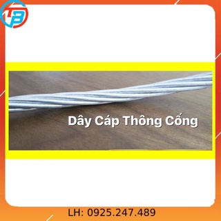 Combo 5 mét cáp thông cống 8 li - 10 li cáp thép sài gòn