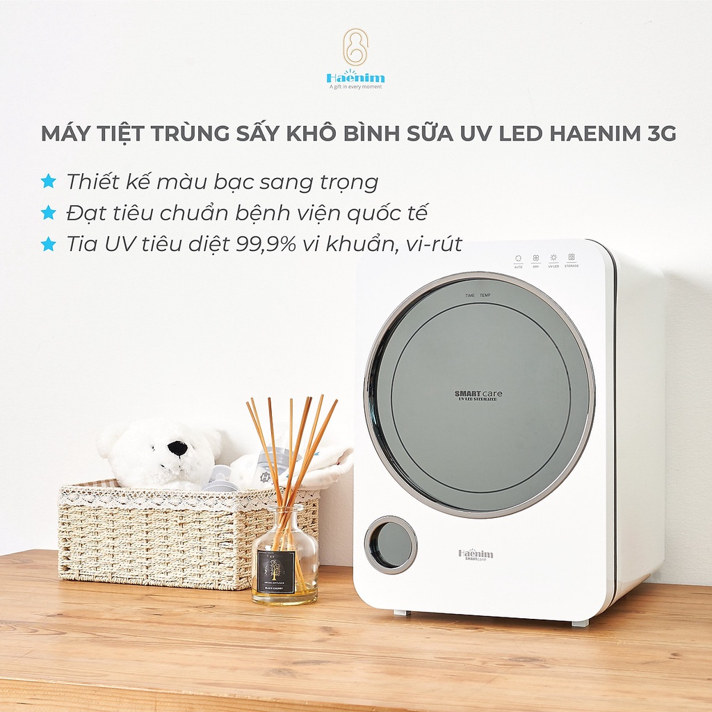 Máy tiệt trùng sấy khô Haenim smart view-9 UV