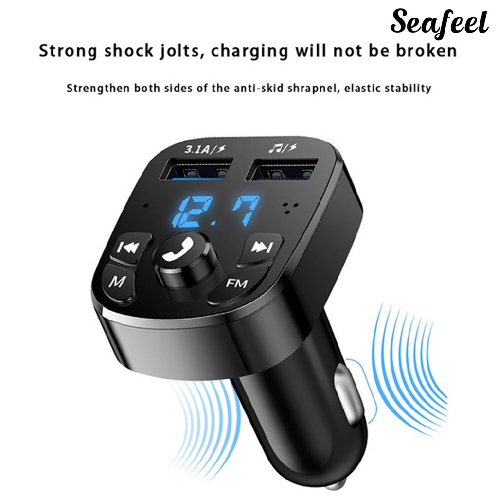 Máy Nghe Nhạc Mp3 Bluetooth 5.0 Cho Xe Hơi