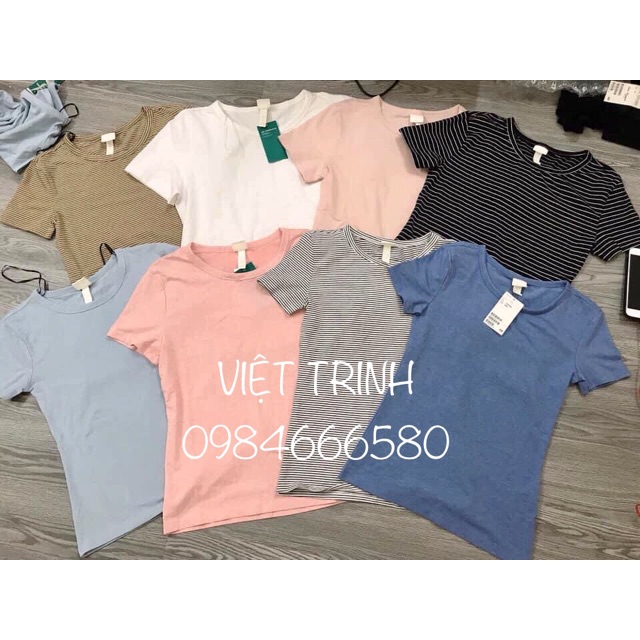 Áo thun H&M auth, newtag (có sẵn)