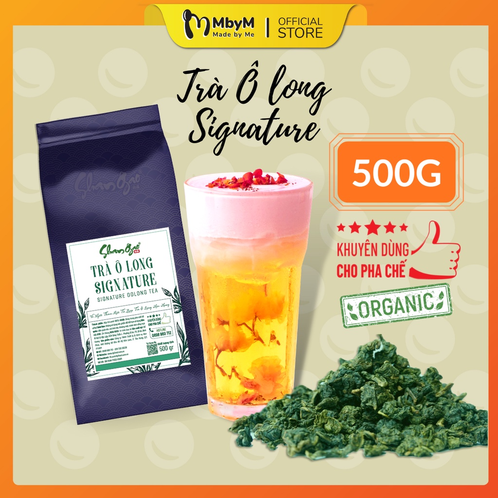 Trà Ô Long Signature SHANGAO 500G chuyên dùng pha chế trà sữa, trà trái cây, sản xuất theo công nghệ Đài Loan