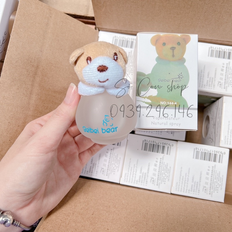 Nước Hoa Em Bé Gấu Beibei Bear 50ml / Nước Hoa Trẻ Em