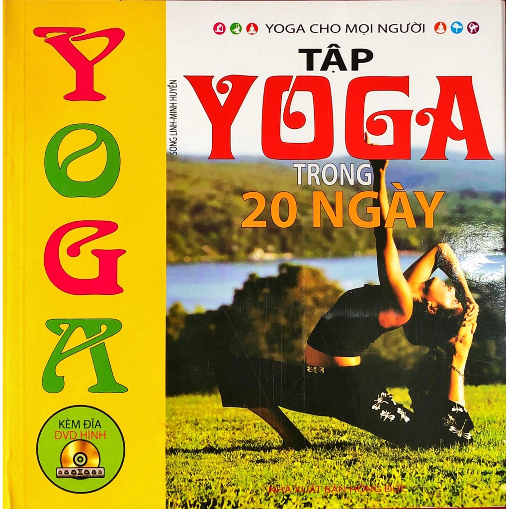 Sách - Yoga cho mọi người - Tập Yoga trong 20 ngày tặng kèm CD