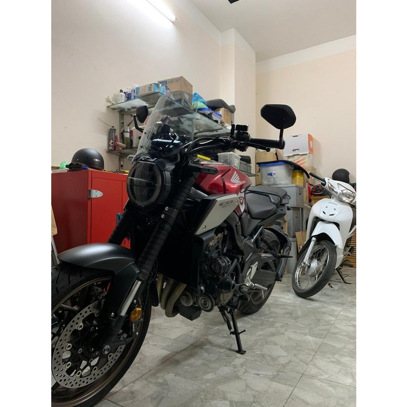 Kính Chắn Gió Bằng Nhựa ABS Chuyên Dụng Cho Xe Mô Tô Honda CB1000R / CB650R 2018-2023