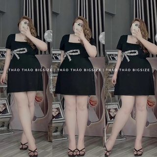 Đầm nơ eo mango cao cấp bigsize - múp bigsize 60-100kg