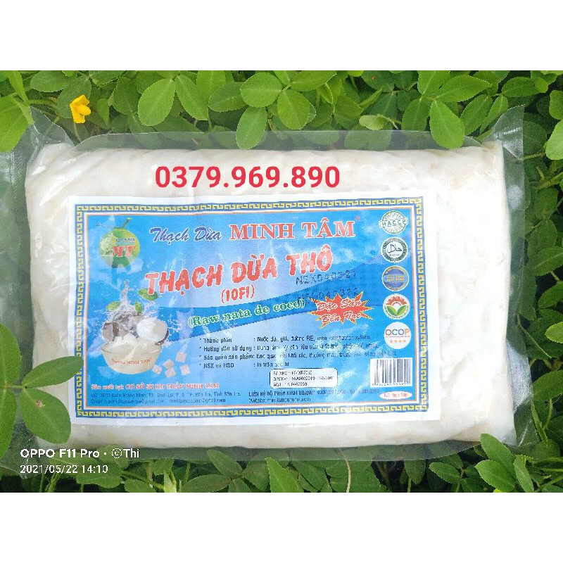 1Kg Thạch Dừa Thô Minh Tâm loại 1/date mới nhất