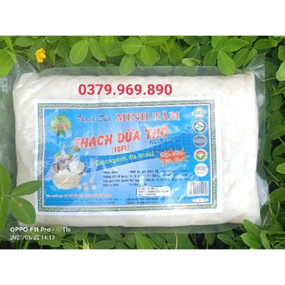 1Kg Thạch Dừa Thô Minh Tâm loại 1( tặng kèm hương vải , hoặc hạt é để nấu)/date mới nhất