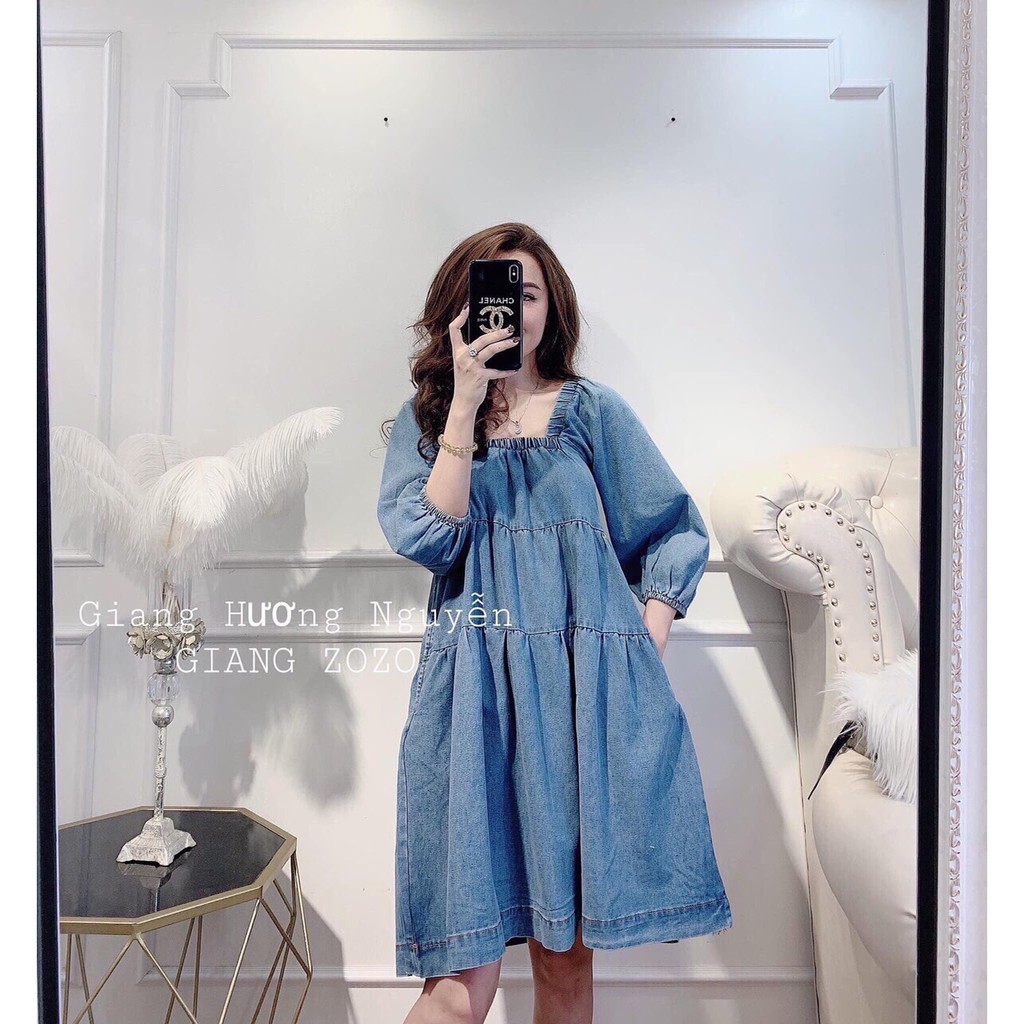 ĐẦM SUÔNG DENIM XINH XẮN