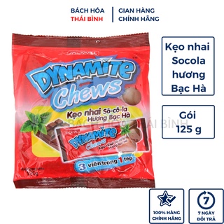 Kẹo nhai socola hương bạc hà Dynamite Chews gói 125g