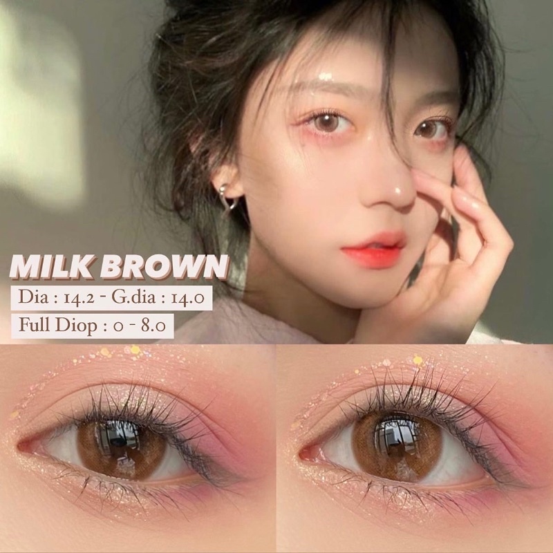 Kính áp tròng MILK BROWN