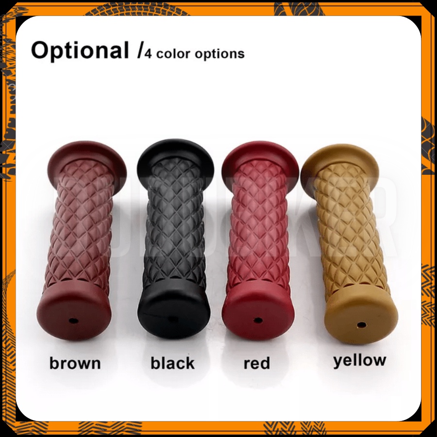 Bao tay nắm xe máy cao su dáng Cafe Racer Classic cổ điển êm tay chắc chắn