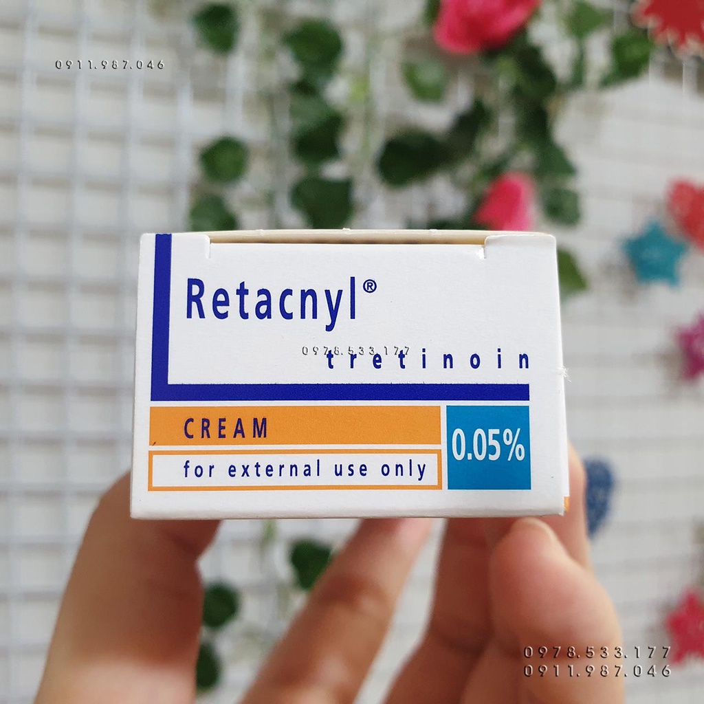 Tretinoin Retacnyl Cream 0,025%, 0.05% [Date mới]- Kem hỗ trợ giảm mụn trẻ hóa da- YUPA.STORE