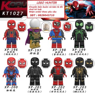 Lego Marvel Minifigures Spiderman : Far From Home Nhân vật Mysterio Spiderman Night Monkey KT 1027