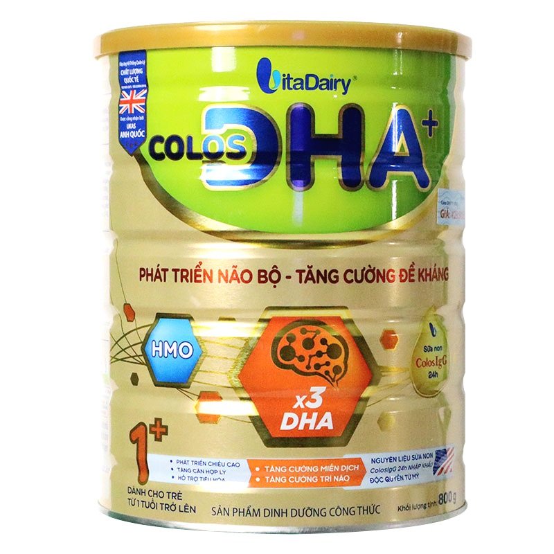 Sữa bột Colos DHA 1+ 800G [Date mới nhất]
