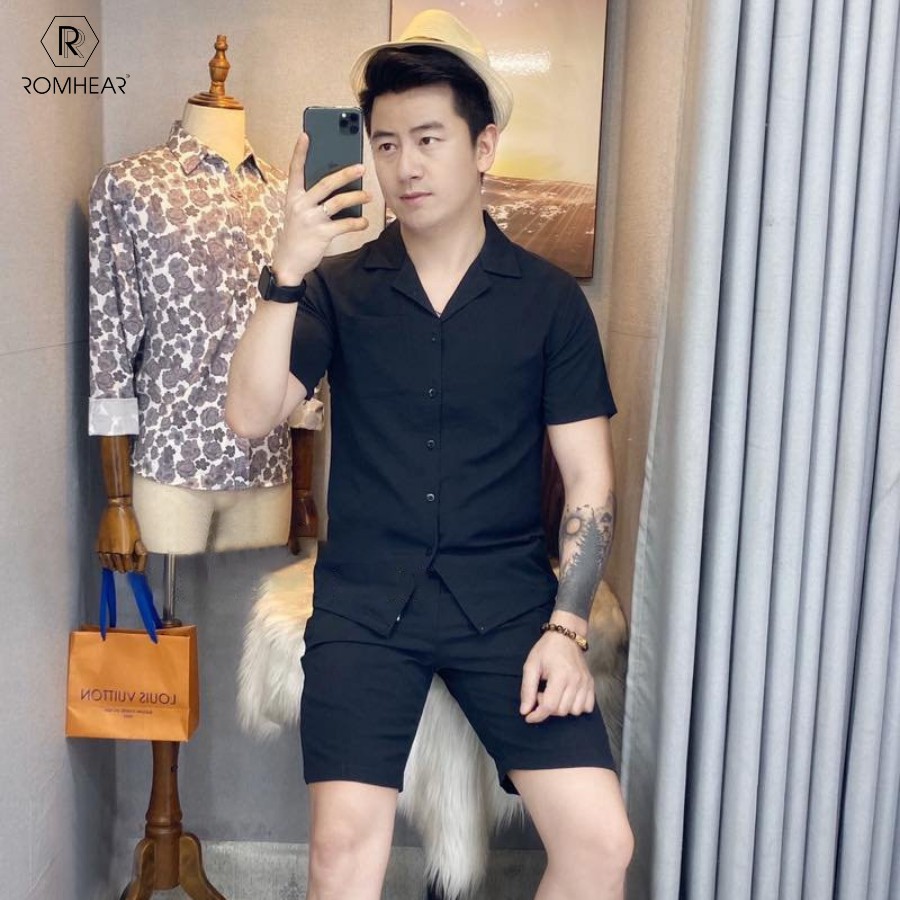 Bộ đũi Sơ Mi cao cấp xuất khẩu, vải chống nhăn thoáng mát, form thời trang phong cách | BigBuy360 - bigbuy360.vn