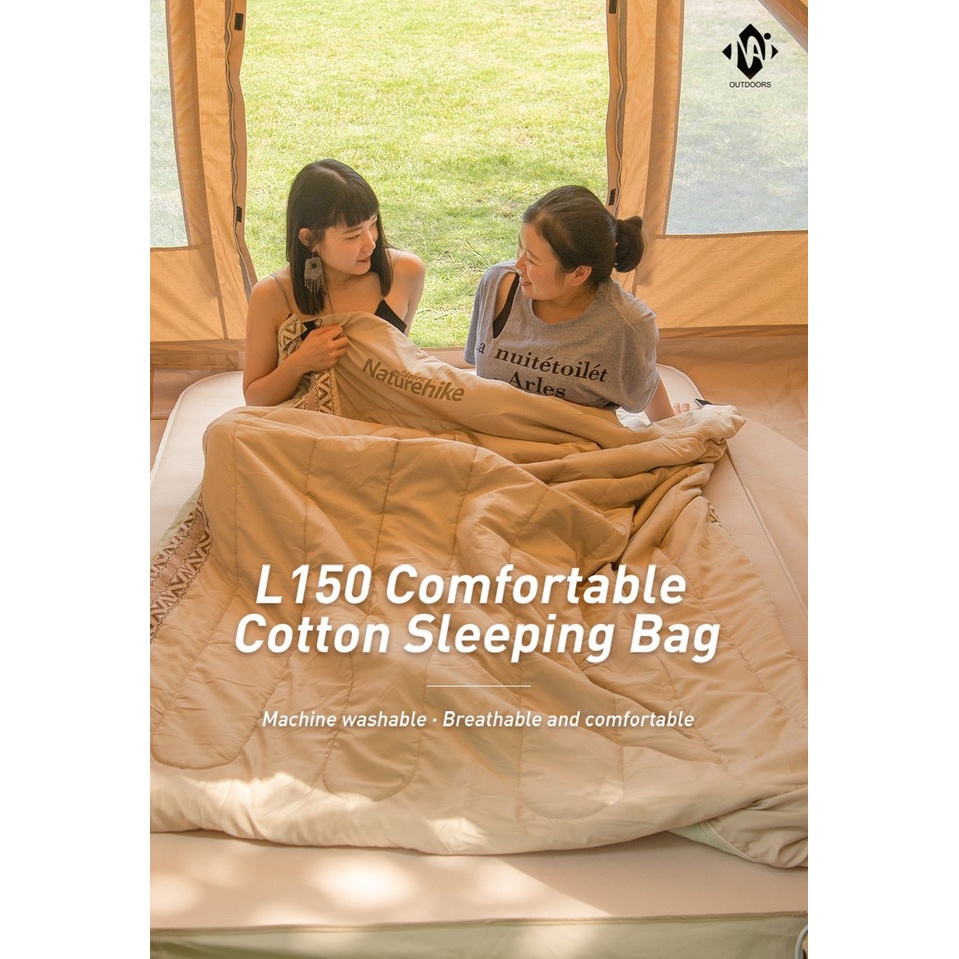 Túi ngủ Cotton siêu nhẹ Naturehike NH20MSD05