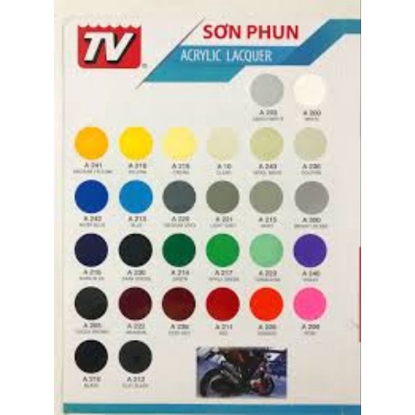 Sơn Xịt TV, REDFOX Đủ Màu