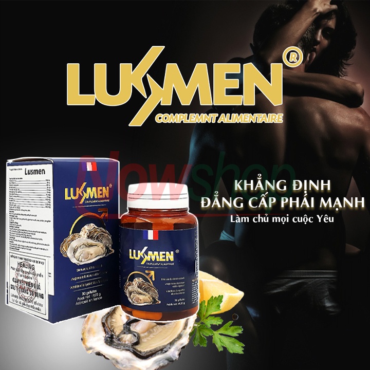 Viên Uống Bổ Thận Tráng Dương Lusmen Nhập Khẩu Chính Hãng Tăng Sinh Lý Cải Thiện Xuất Tinh Sớm Và Rối Loạn Cương Dương