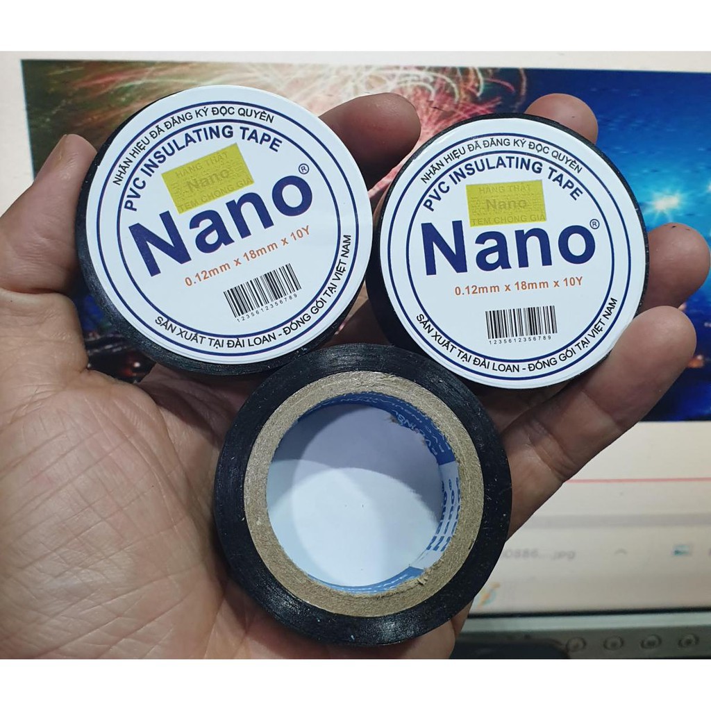 Băng keo điện nano màu đen