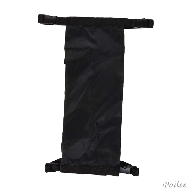 Oxygen Cylinder Bag for Wheelchairs with Buckles, Fits Any Wheelchair, Black, Heavy Duty