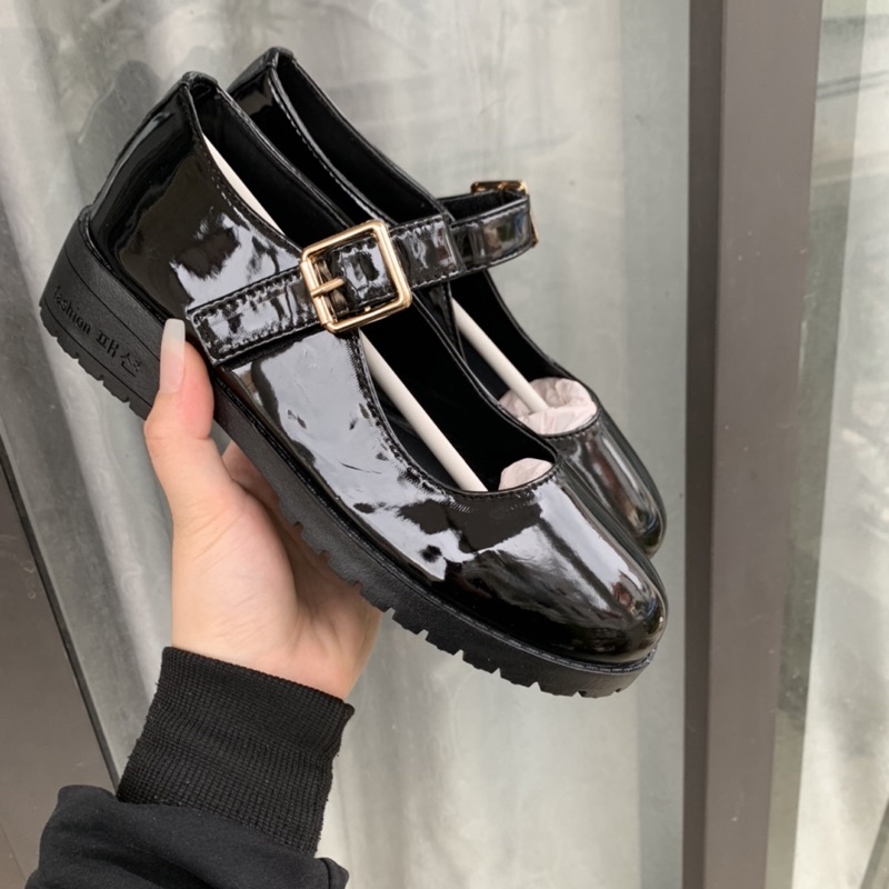 GIÀY DA BÓNG QUAI HẬU SIÊU XINH. MŨI TRÒN