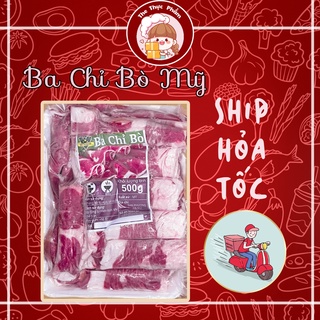 Ba chỉ bò mỹ - thịt bò mỹ nhúng lẩu - thịt ba chỉ nhúng lẩu the thực phẩm.